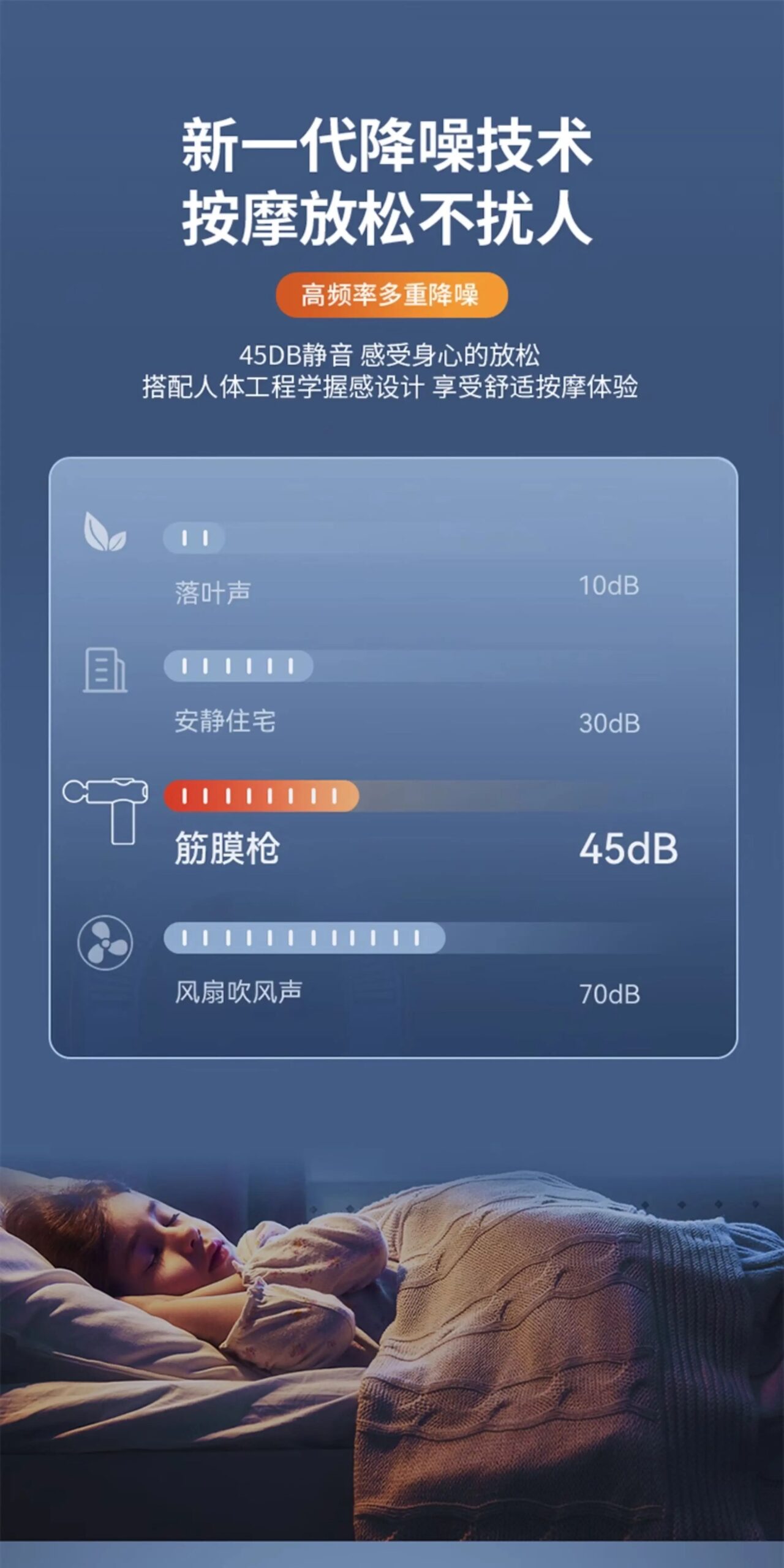 便携筋膜枪深层放松按摩器